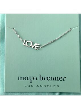 Maya Brenner Silver LOVE Bracelet
